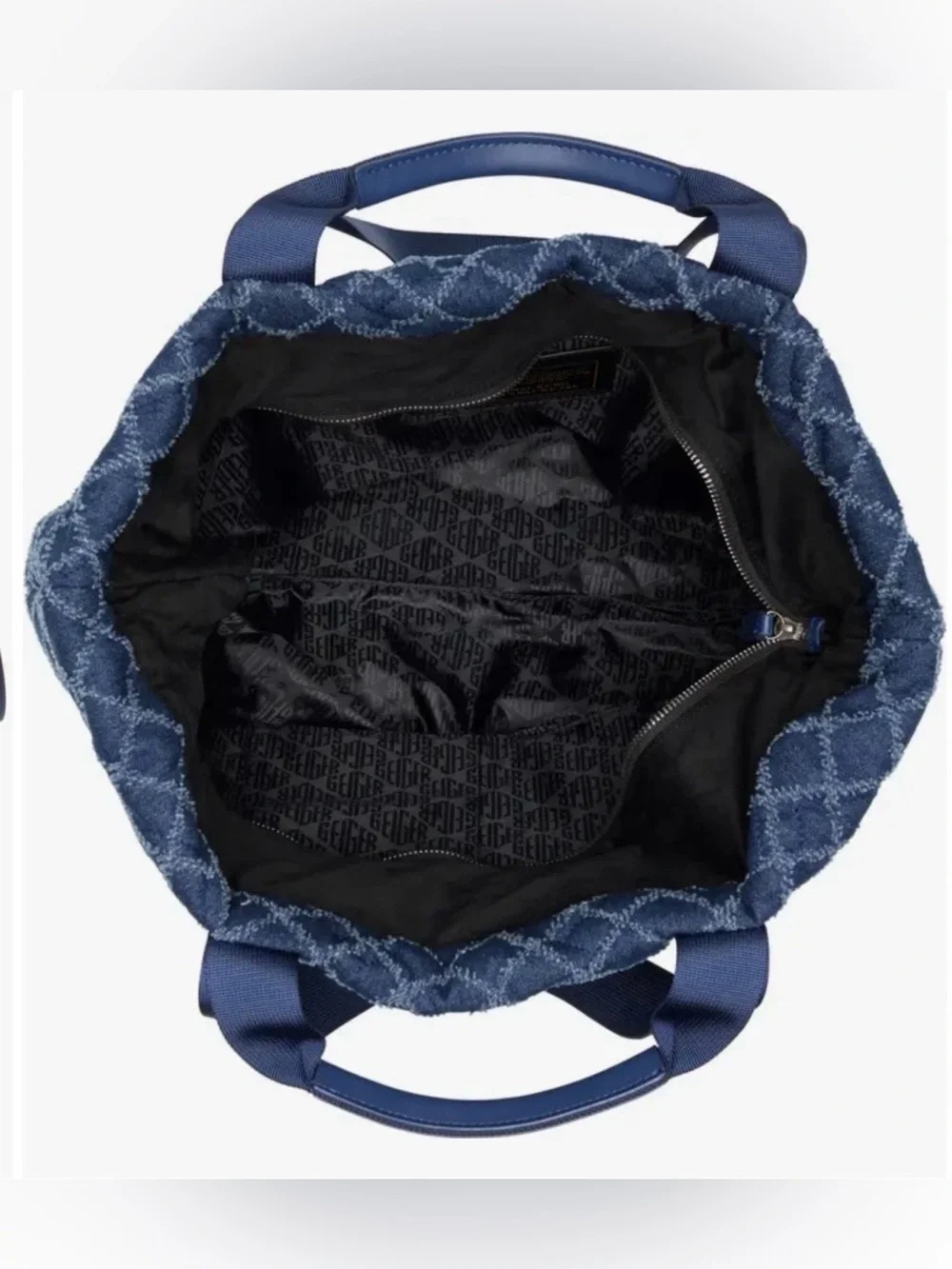 Kurt Geiger London Denim Shopper Tote NWT